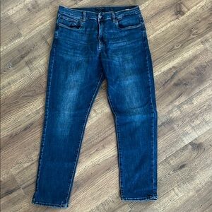Lucky Brand Athletic Slim Blue Jeans with Classic Denim Wash